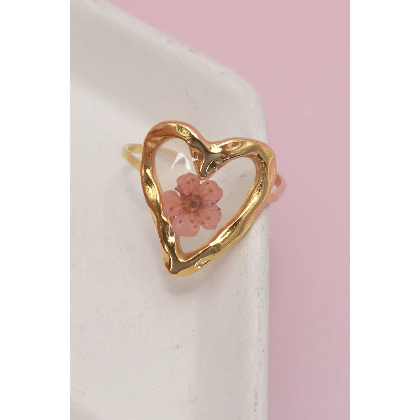Heart Floral Ring