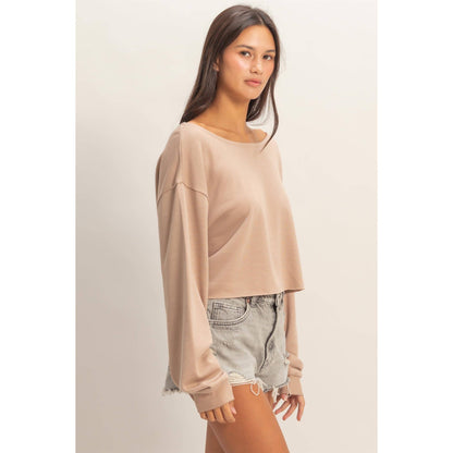 Casually Cute Boat Neck Top