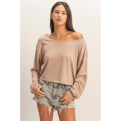 Casually Cute Boat Neck Top